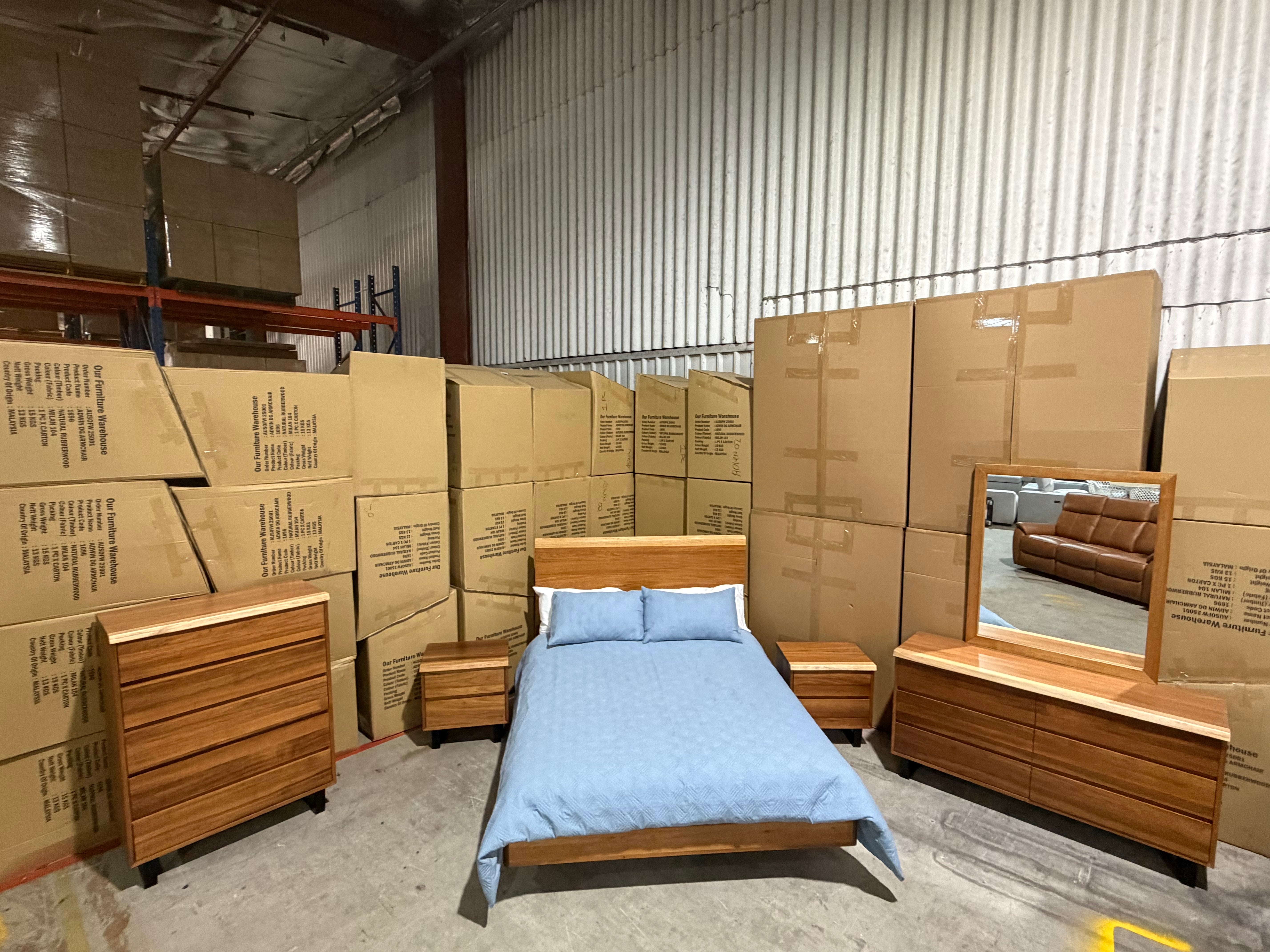 Highland 4 Piece Bedroom Dresser Suite