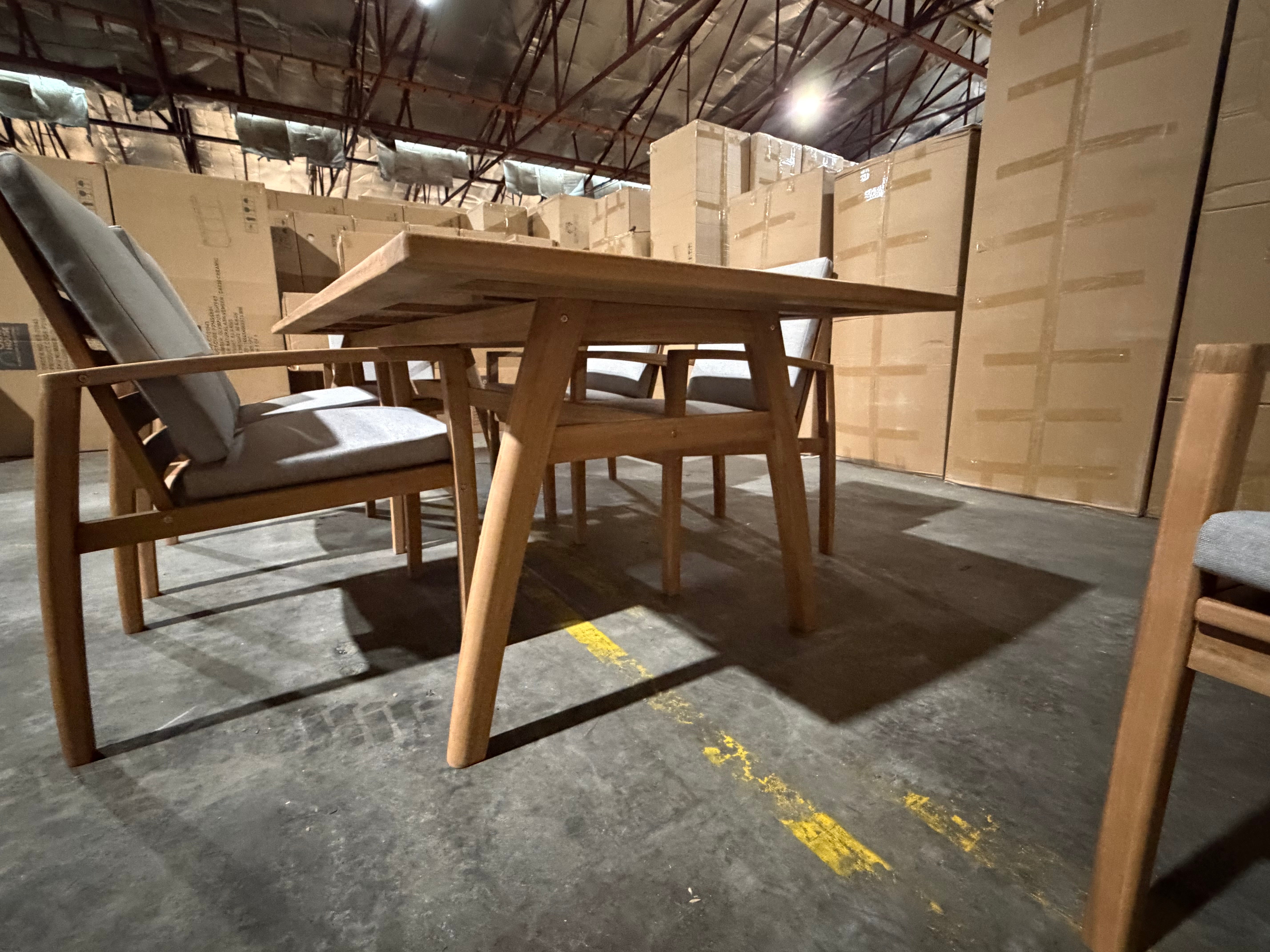 Sawyer 7 PCE Outdoor Setting 2100 table 6 X Chairs
