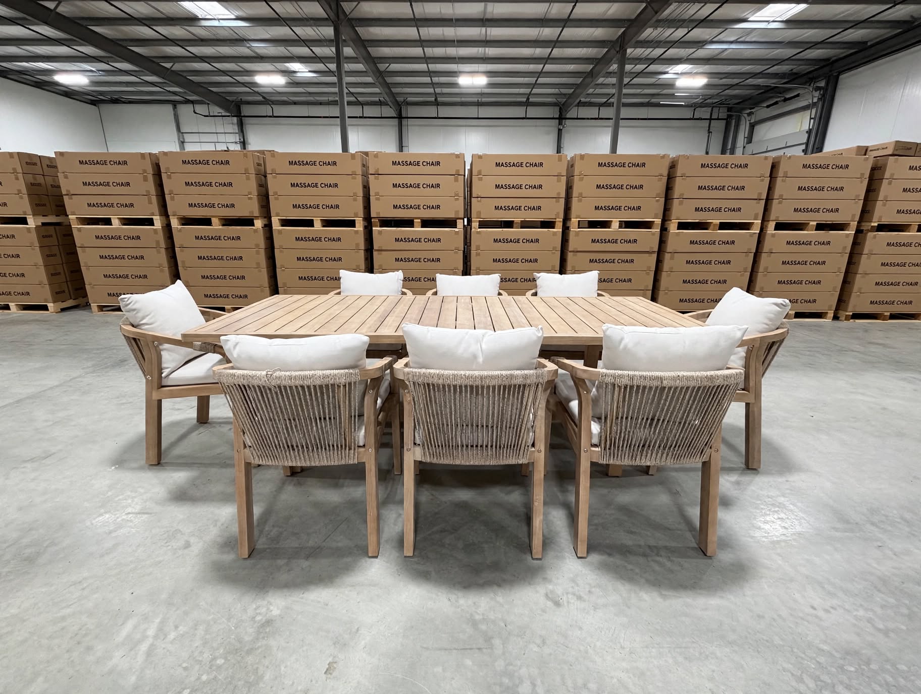 Replay 9pce Outdoor Setting 2300 Table &  8 X Chairs