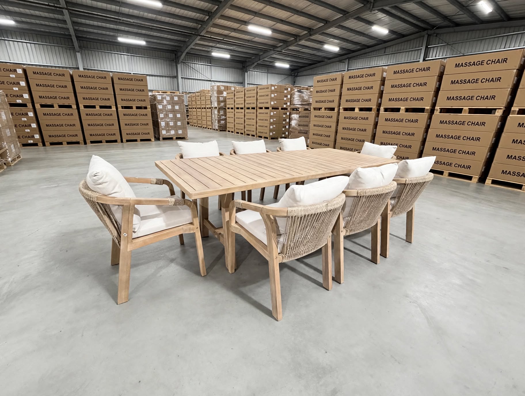 Replay 9pce Outdoor Setting 2300 Table &  8 X Chairs