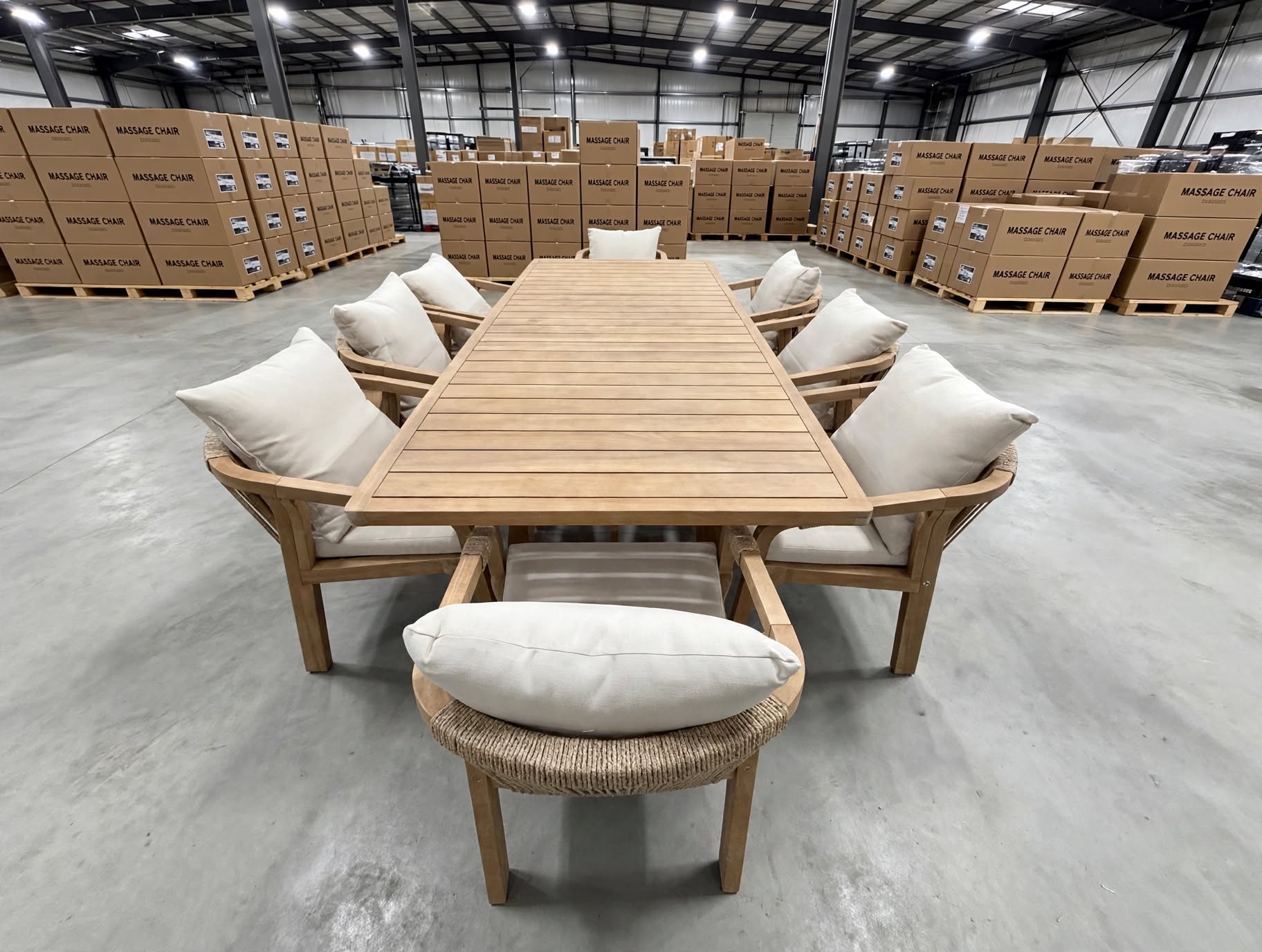 Replay 9pce Outdoor Setting 2300 Table &  8 X Chairs