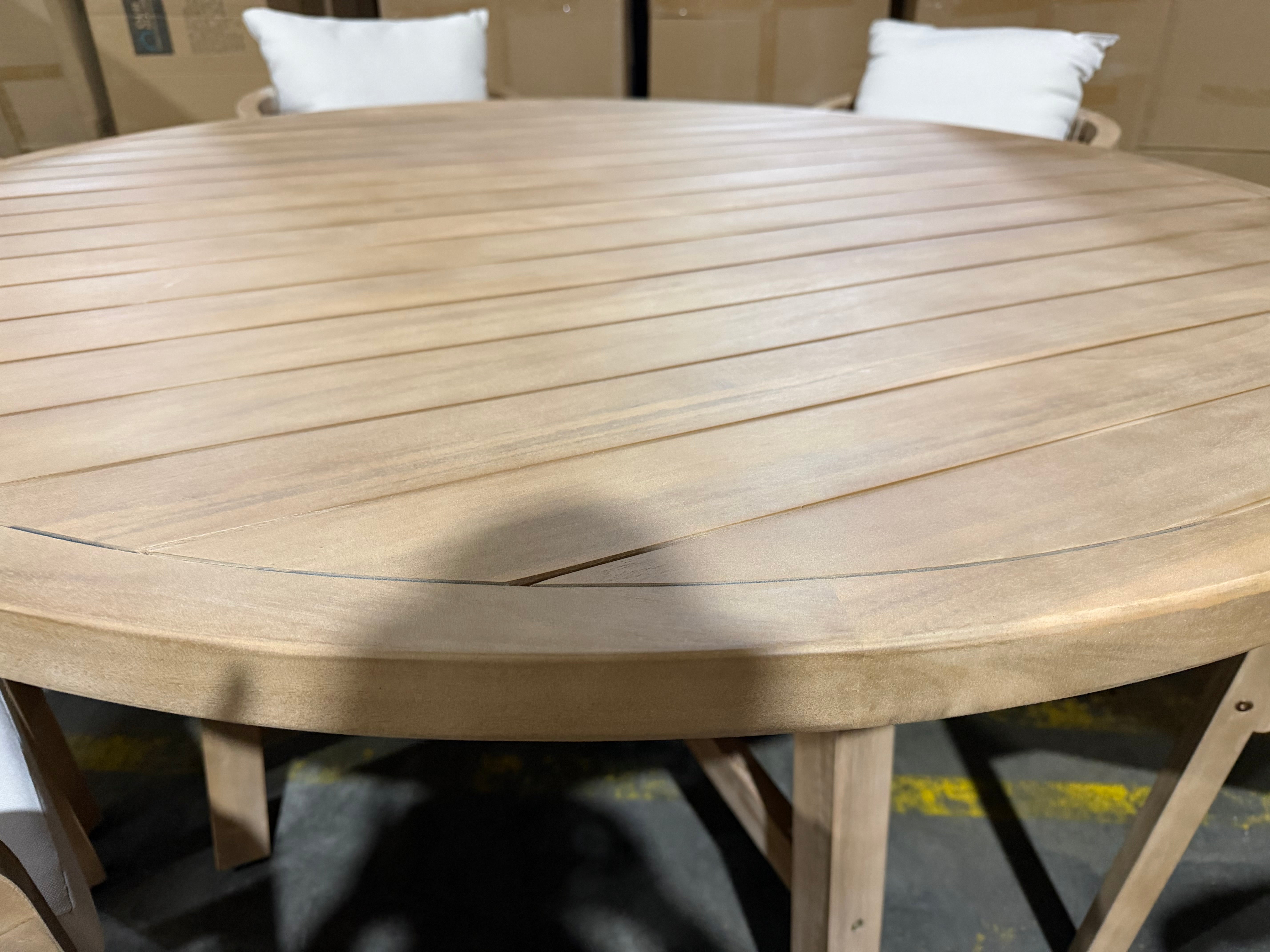 Replay 7 PCE Outdoor Setting 1500 Round Table 6 X Chairs