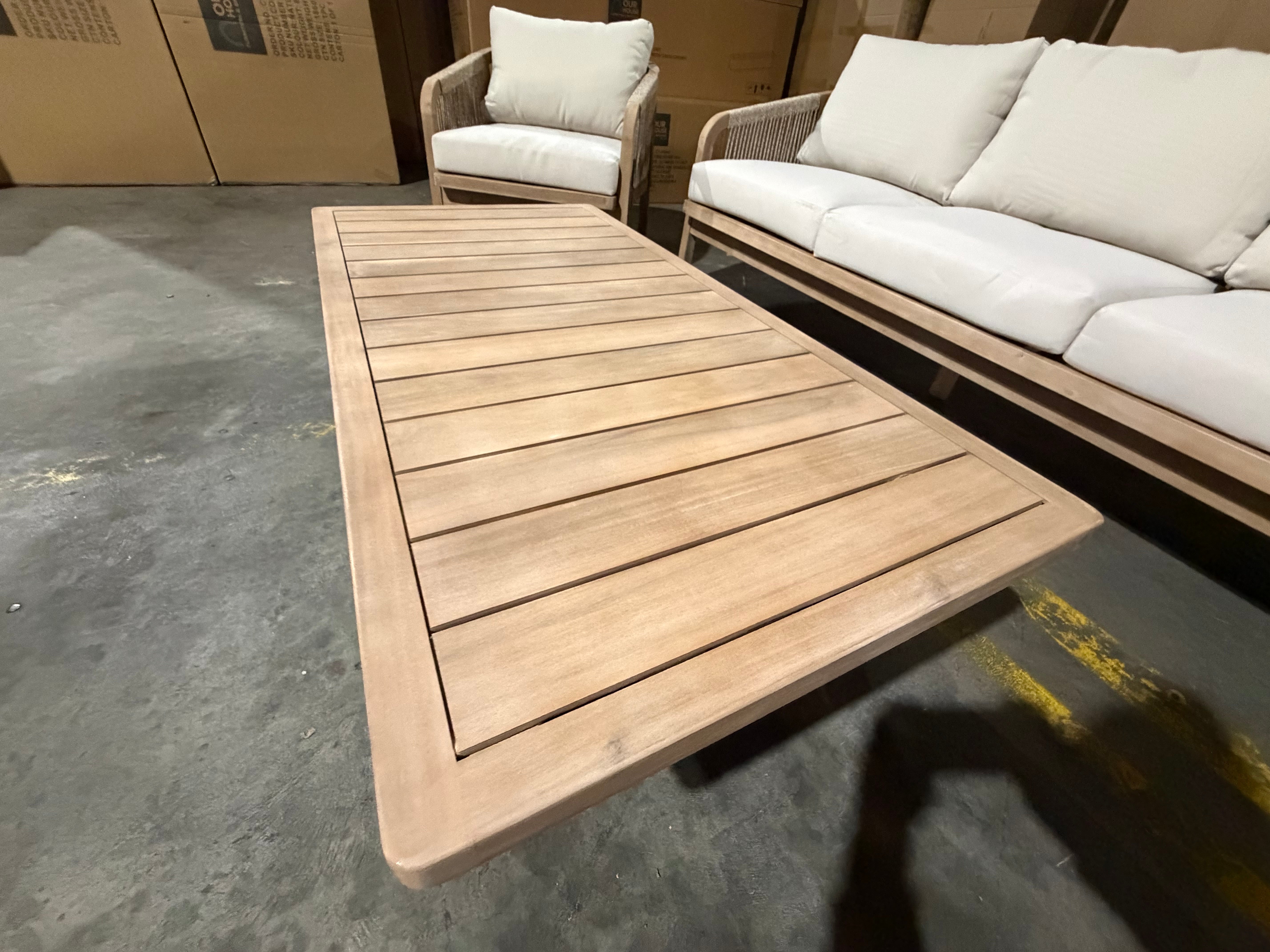 Replay 4pce Outdoor Lounge 3 seater 2 x Singles & Coffee Table
