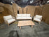 Replay 4pce Outdoor Lounge 3 seater 2 x Singles & Coffee Table