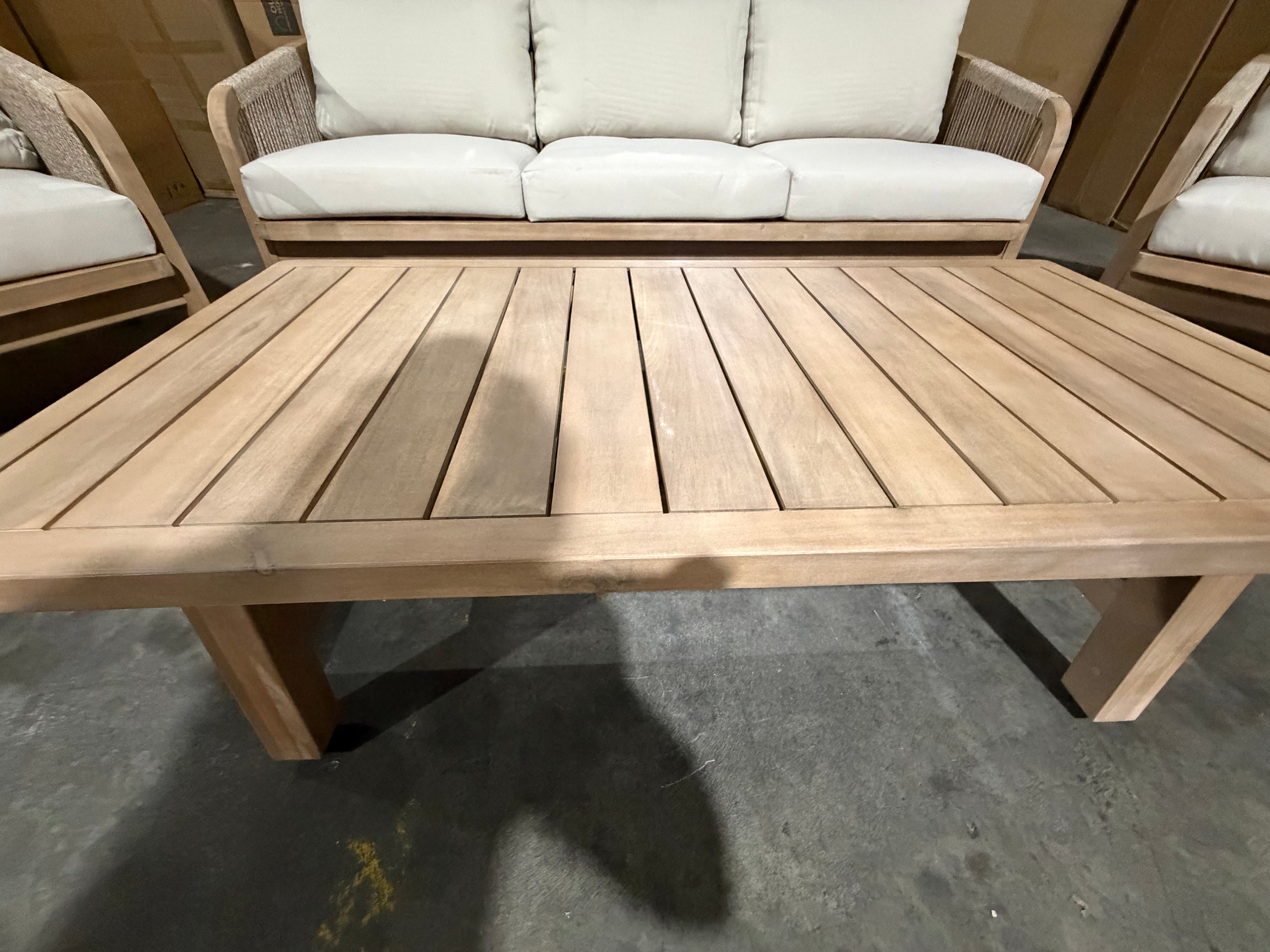 Replay 4pce Outdoor Lounge 3 seater 2 x Singles & Coffee Table