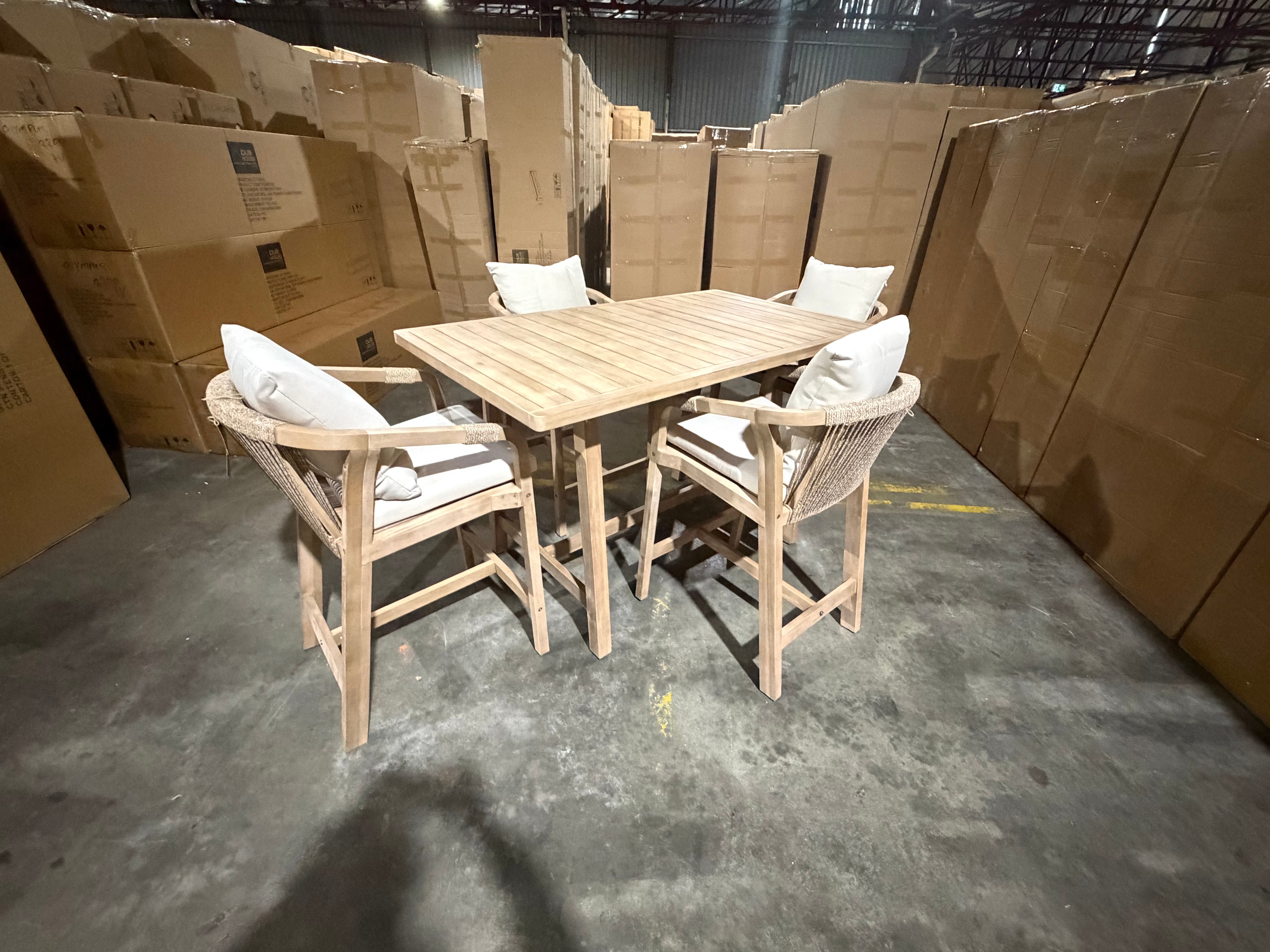 Replay 5pce Outdoor Bar Set