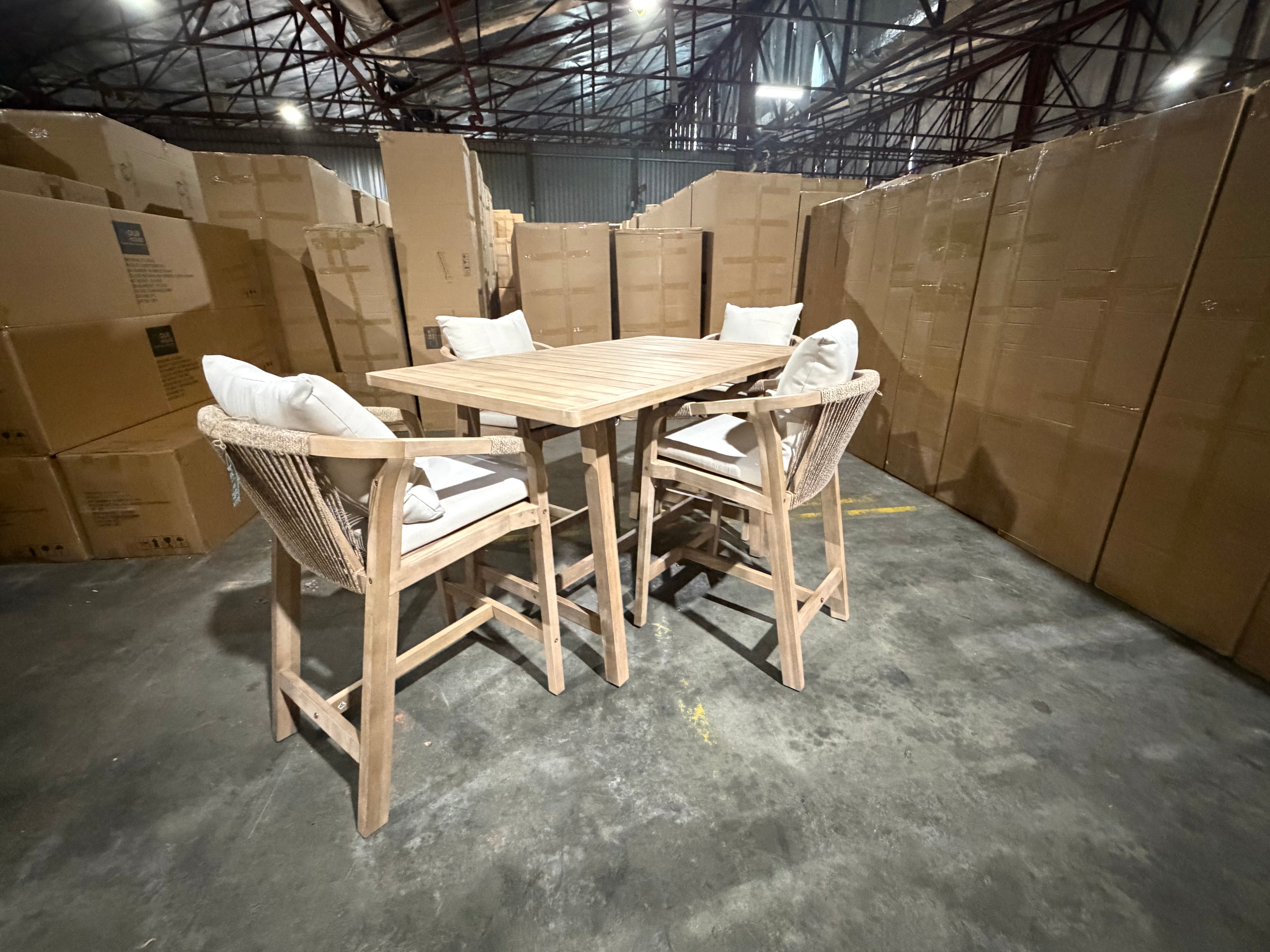Replay 5pce Outdoor Bar Set