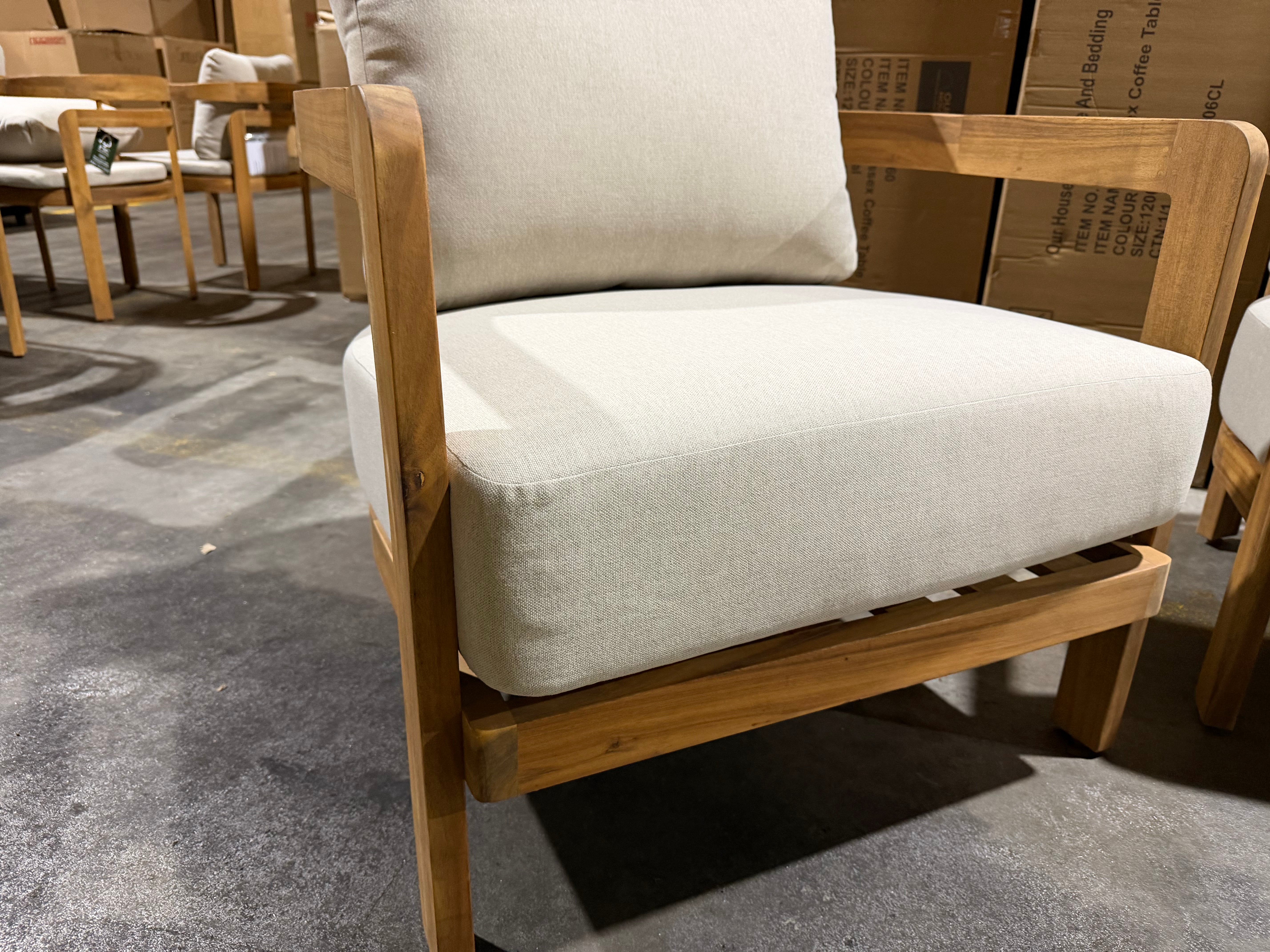Volare 4pce Outdoor Lounge 3 Seater 2x Singles & Coffee Table