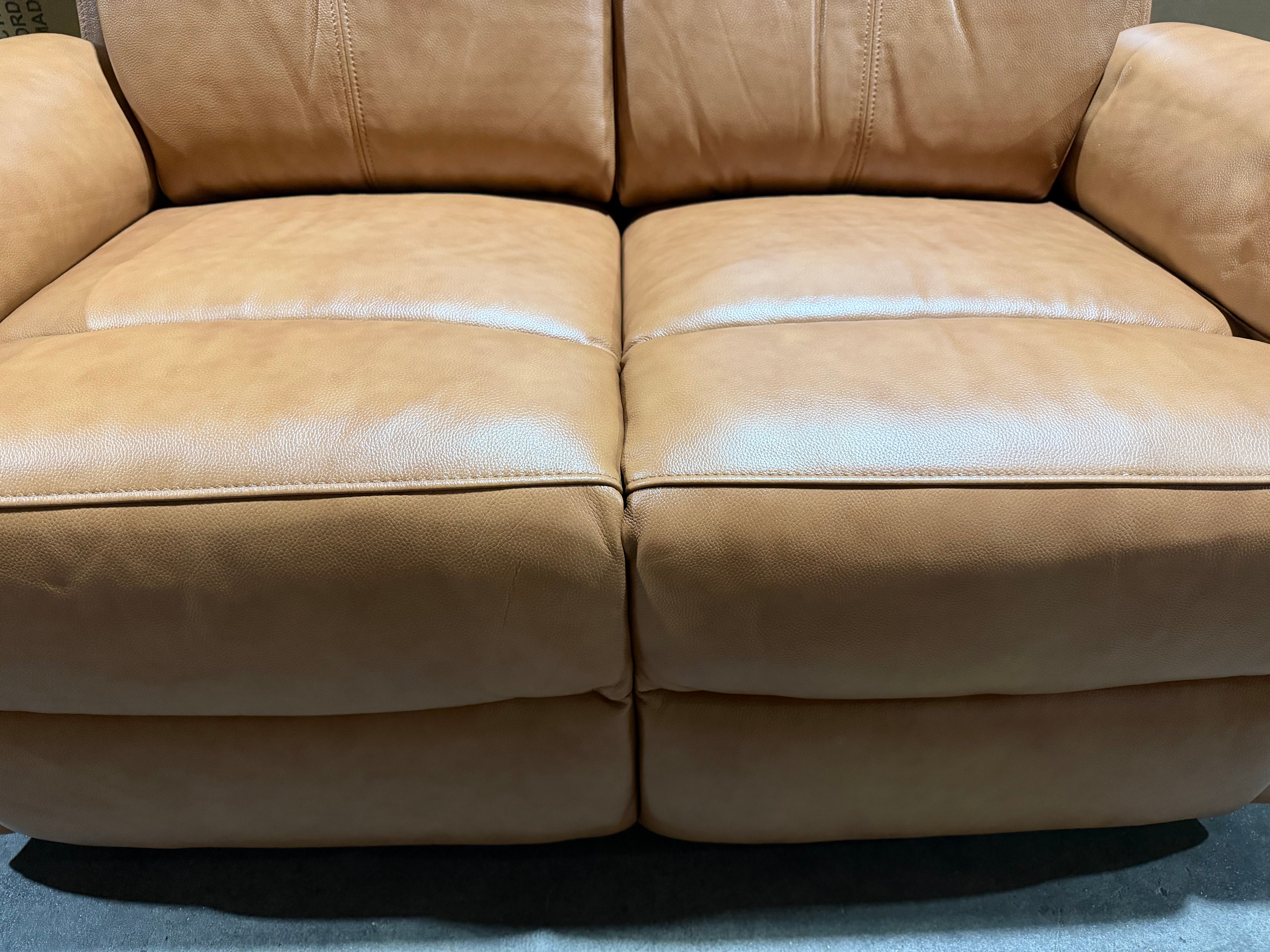 Icon 2 Seater With Triple Mech Electric Seat, Headrest & Lumbar In Tan