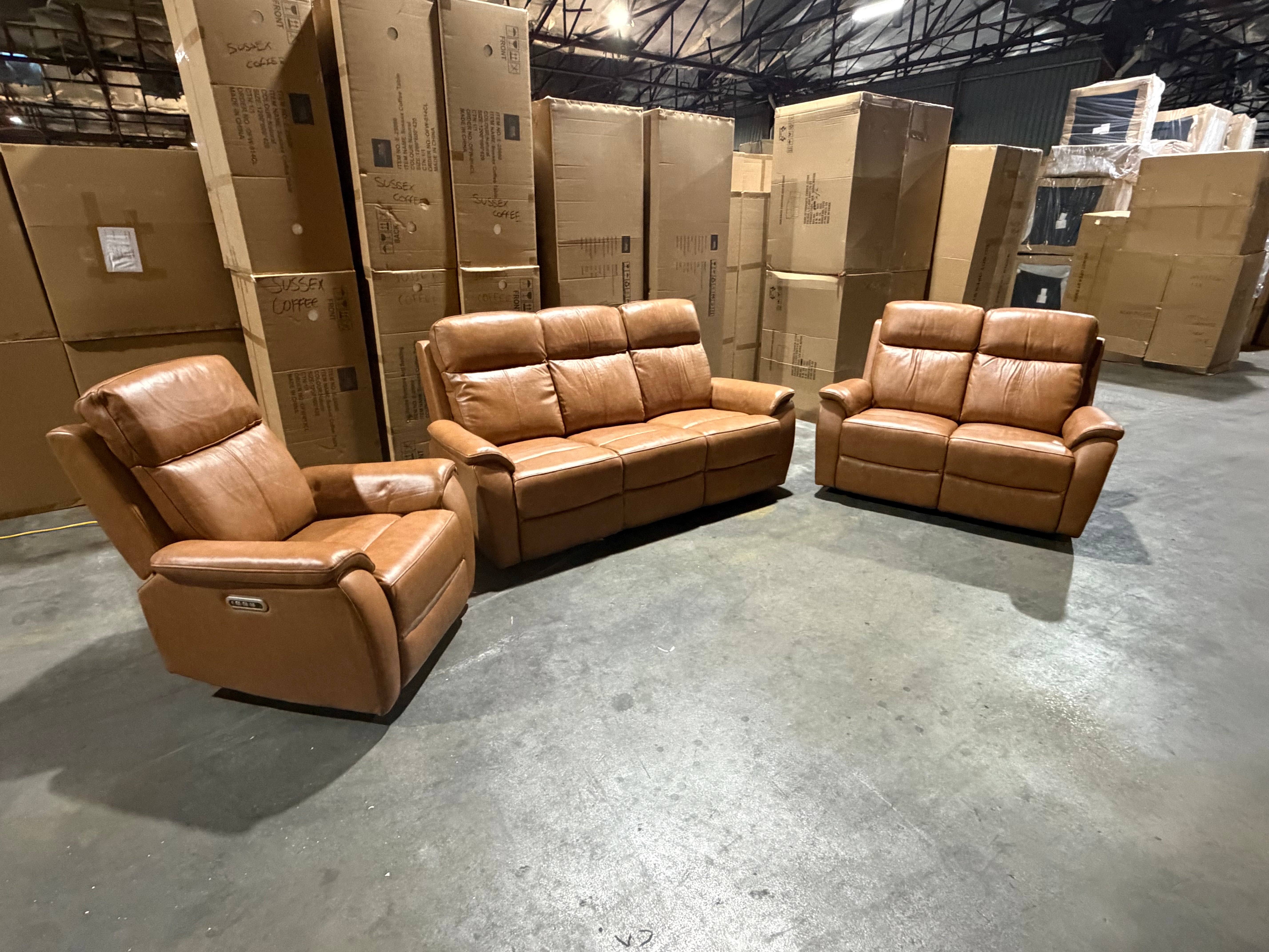 Icon 3+2+1 Package In Tan Triple Motor