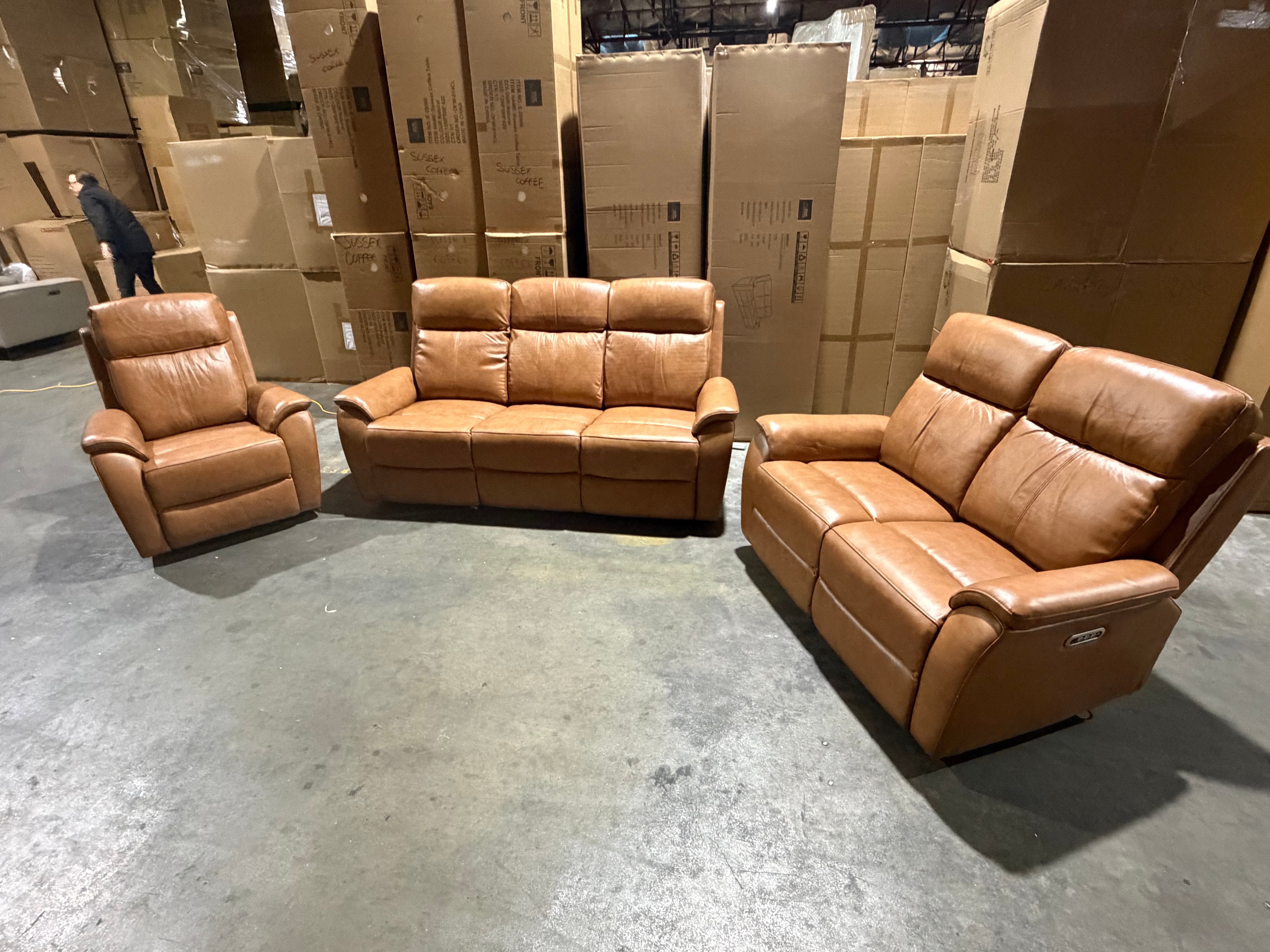 Icon 3+2+1 Package In Tan Triple Motor