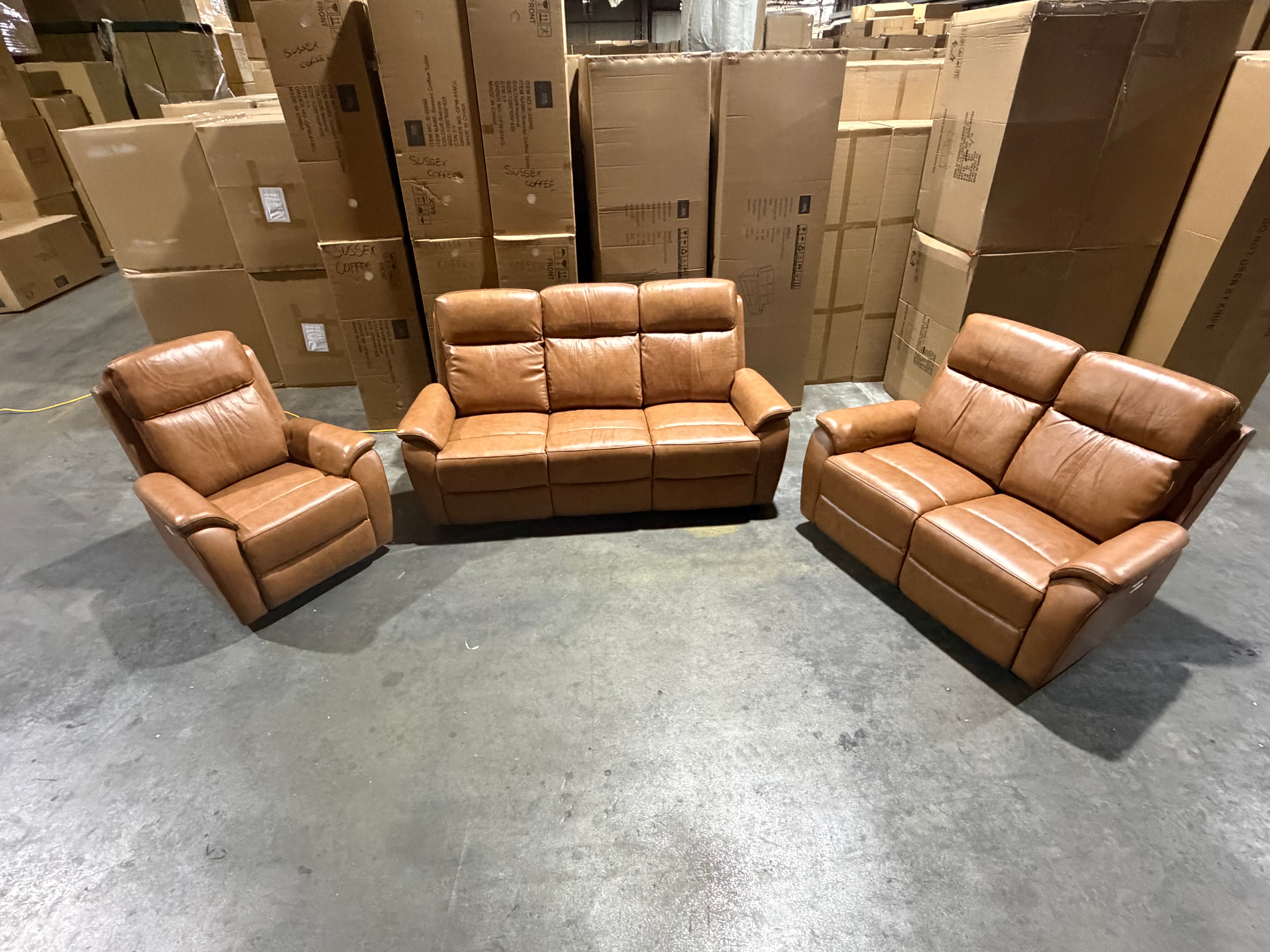 Icon 3+2+1 Package In Tan Triple Motor