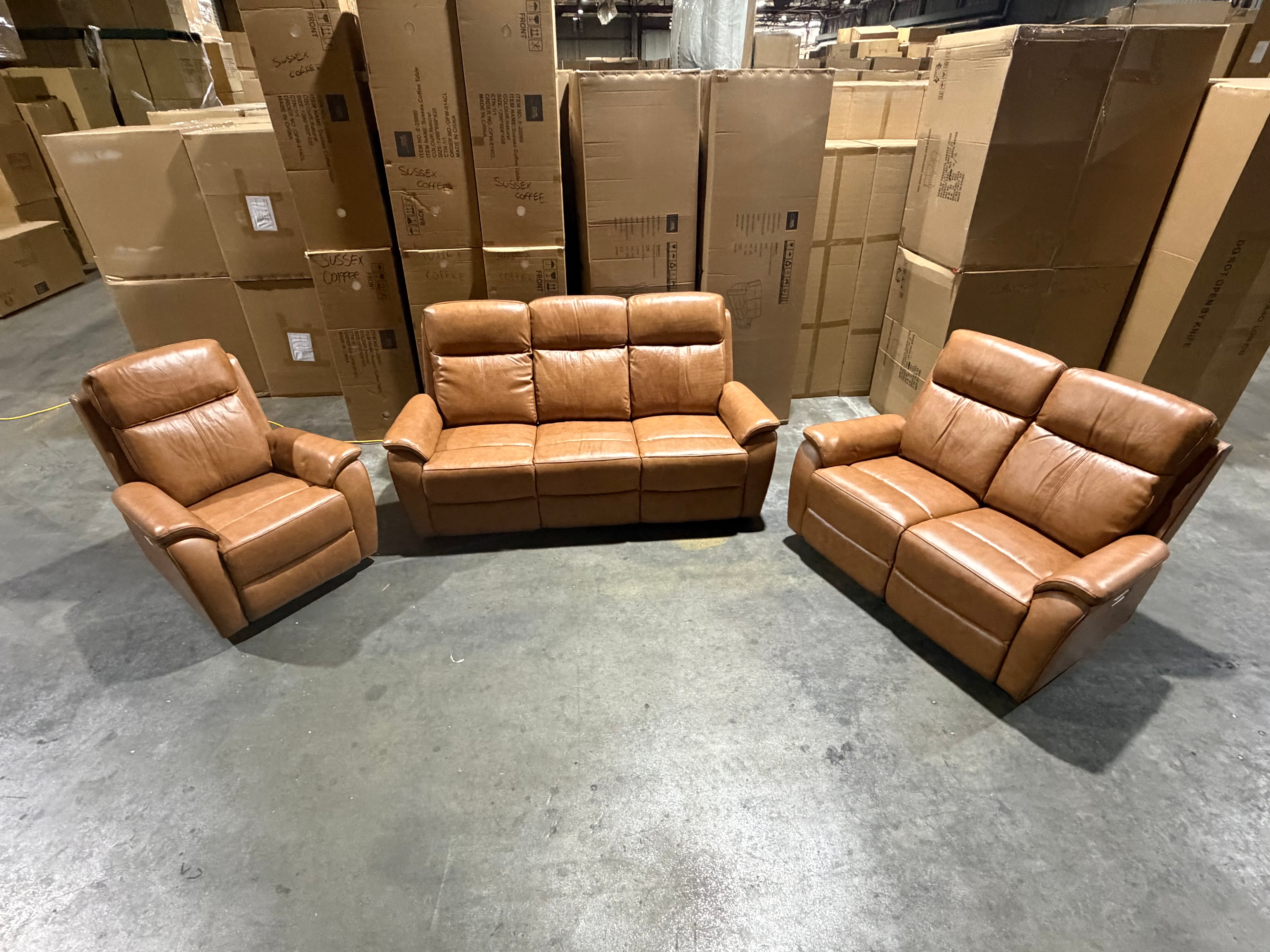 Icon 3+2+1 Package In Tan Triple Motor