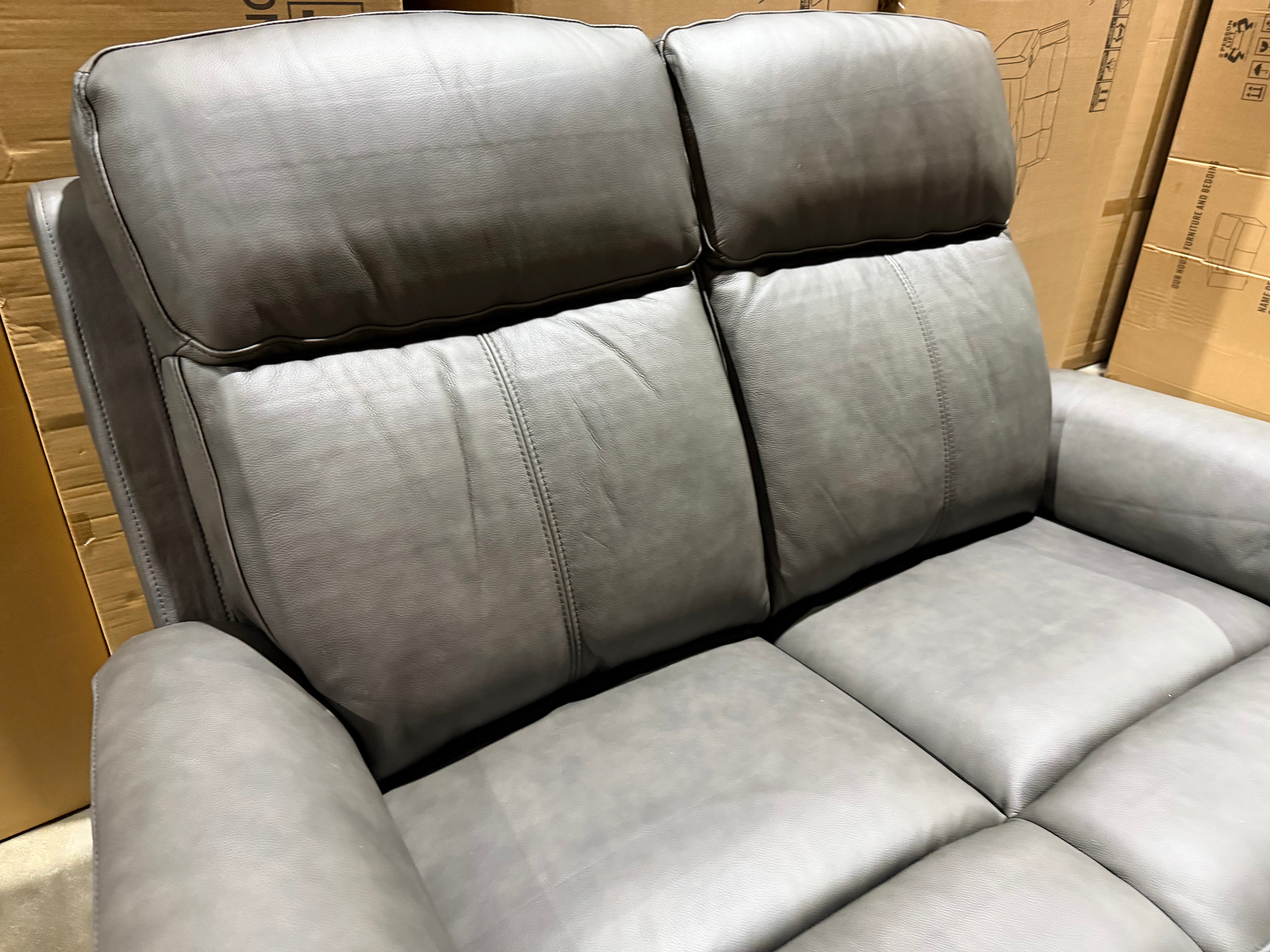 Icon 2 Seater With Triple Mech Electric Seat, Headrest & Lumbar In Matte Black