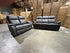 Icon 3+2 Seater Lounge Package In Matte Black Triple Motion