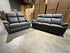 Icon 3+2 Seater Lounge Package In Matte Black Triple Motion