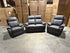 Icon 2+1+1 Lounge Package In Matte Black Triple Motion