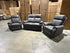Icon 2+1+1 Lounge Package In Matte Black Triple Motion