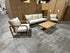 Lando 4pce Outdoor Lounge 3 seater 2 x Single Seats & Coffee Table