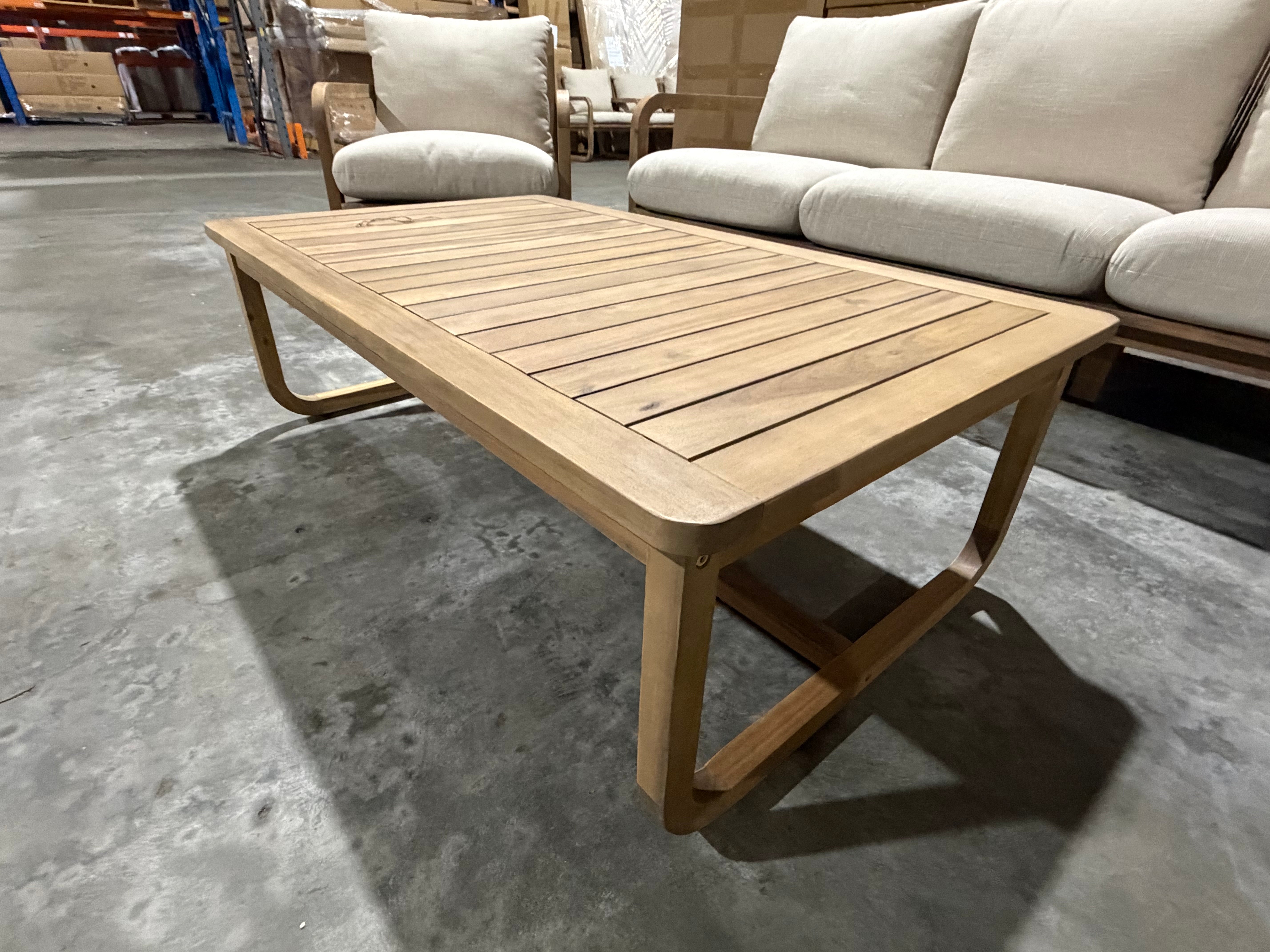 Lando 4pce Outdoor Lounge 3 seater 2 x Single Seats & Coffee Table