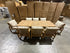 Lando 9pce Outdoor Setting 2400x1000 Table & 8x Chairs in Grey Wash