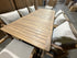 Lando 9pce Outdoor Setting 2400x1000 Table & 8x Chairs in Grey Wash