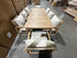 Lando 9pce Outdoor Setting 2400x1000 Table & 8x Chairs in Grey Wash
