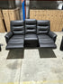 Barrett 3 Piece Leather Recliner Package In Black