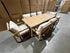 Lando 9pce Outdoor Setting 2400x1000 Table & 8x Chairs in Grey Wash