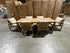 Lando 7pce outdoor setting 1800 Table & 6x Chairs In Grey Wash