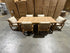Lando 7pce outdoor setting 1800 Table & 6x Chairs In Grey Wash