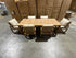 Lando 7pce outdoor setting 1800 Table & 6x Chairs In Grey Wash