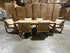 Lando 7pce outdoor setting 1800 Table & 6x Chairs In Grey Wash
