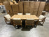 Lando 7pce outdoor setting 1800 Table & 6x Chairs In Grey Wash