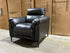 Oasis Single Recliner Leather Match (BLACK)