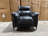 Oasis Single Recliner Leather Match (BLACK)