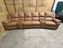 Bradford Home Theatre lounge 4 electric recliners in Tan