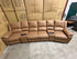 Bradford Home Theatre lounge 4 electric recliners in Tan