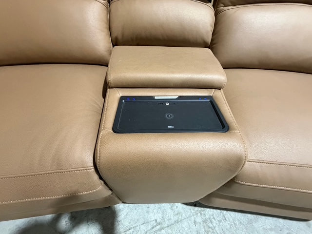 Bradford Home Theatre lounge 4 electric recliners in Tan