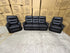 Barrett 3 Piece Leather Recliner Package In Black