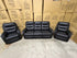 Barrett 3 Piece Leather Recliner Package In Black