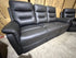 Barrett 3 Piece Leather Recliner Package In Black