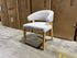 Layton Dining Chair Grey Fabric With Natural Leg