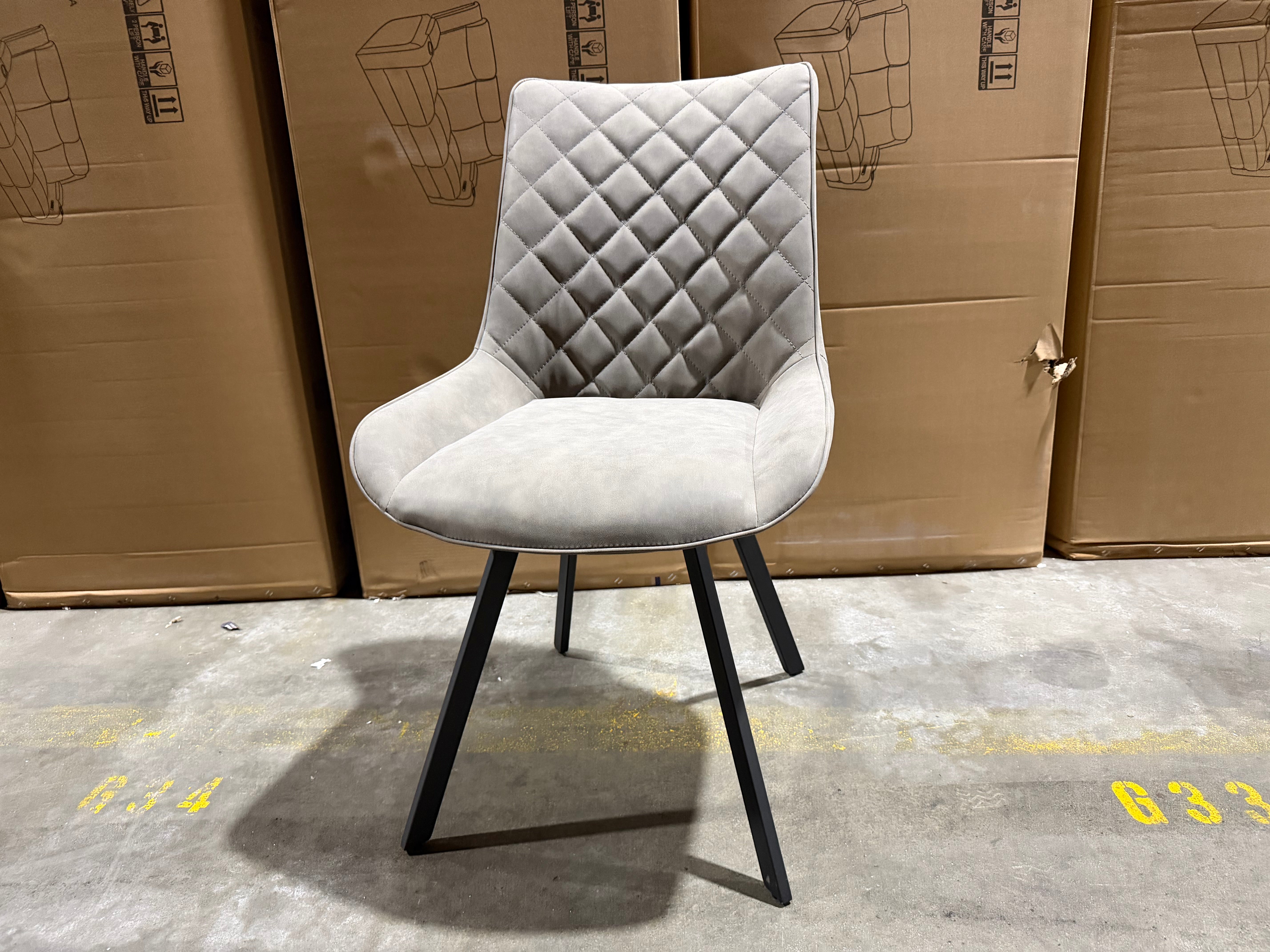 Kentucky Dining Chair In Grey
