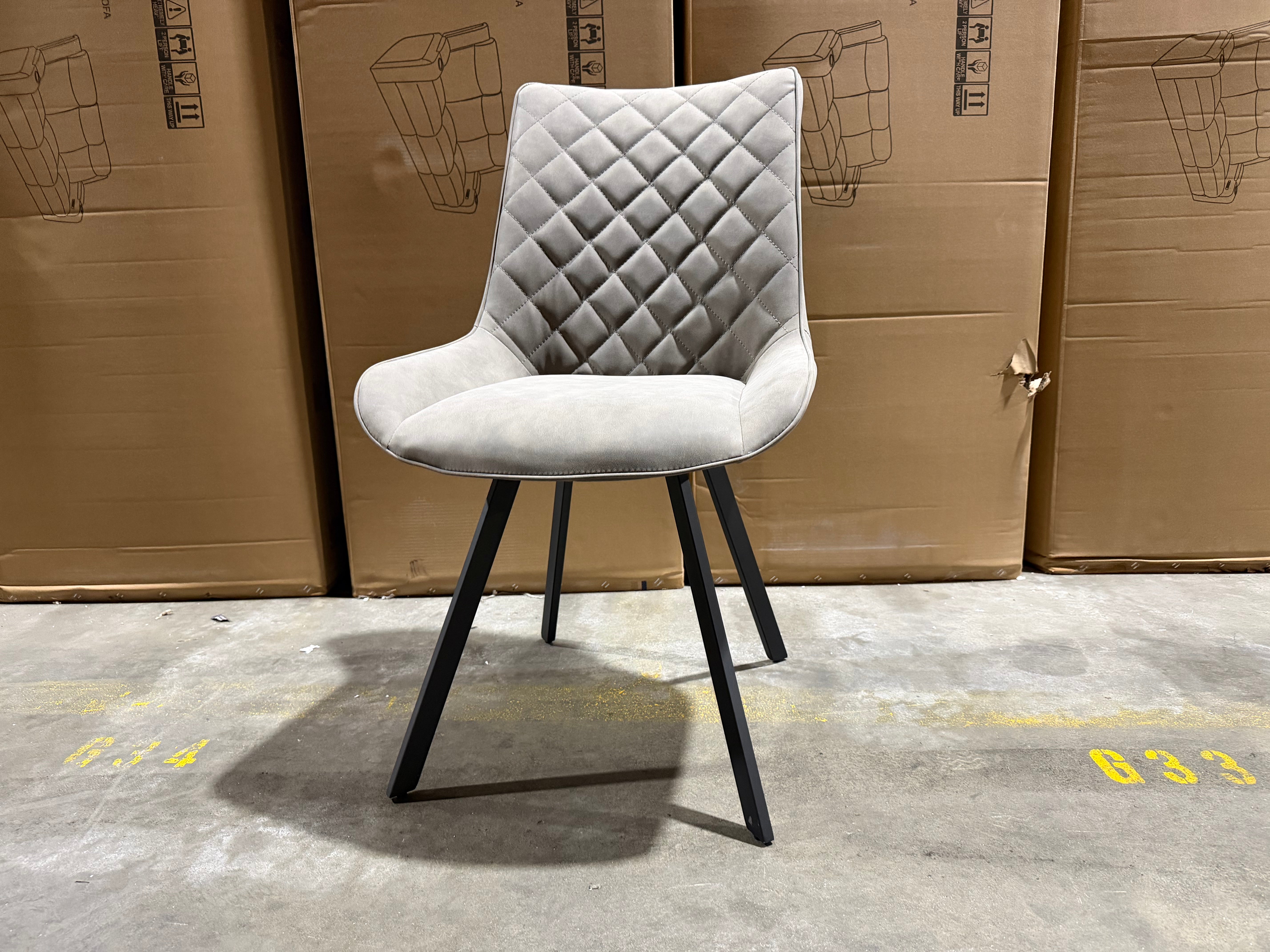 Kentucky Dining Chair In Grey