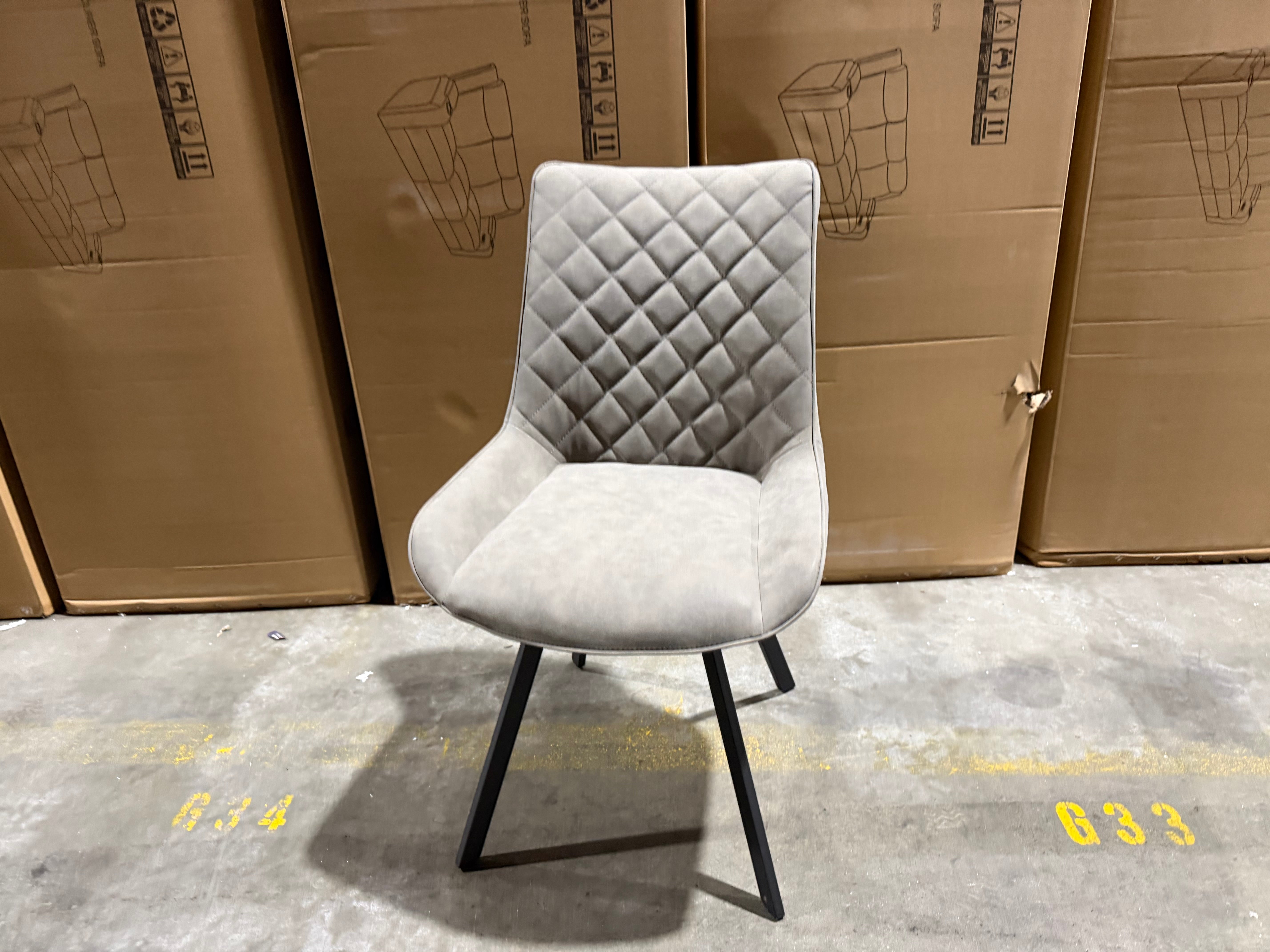 Kentucky Dining Chair In Grey
