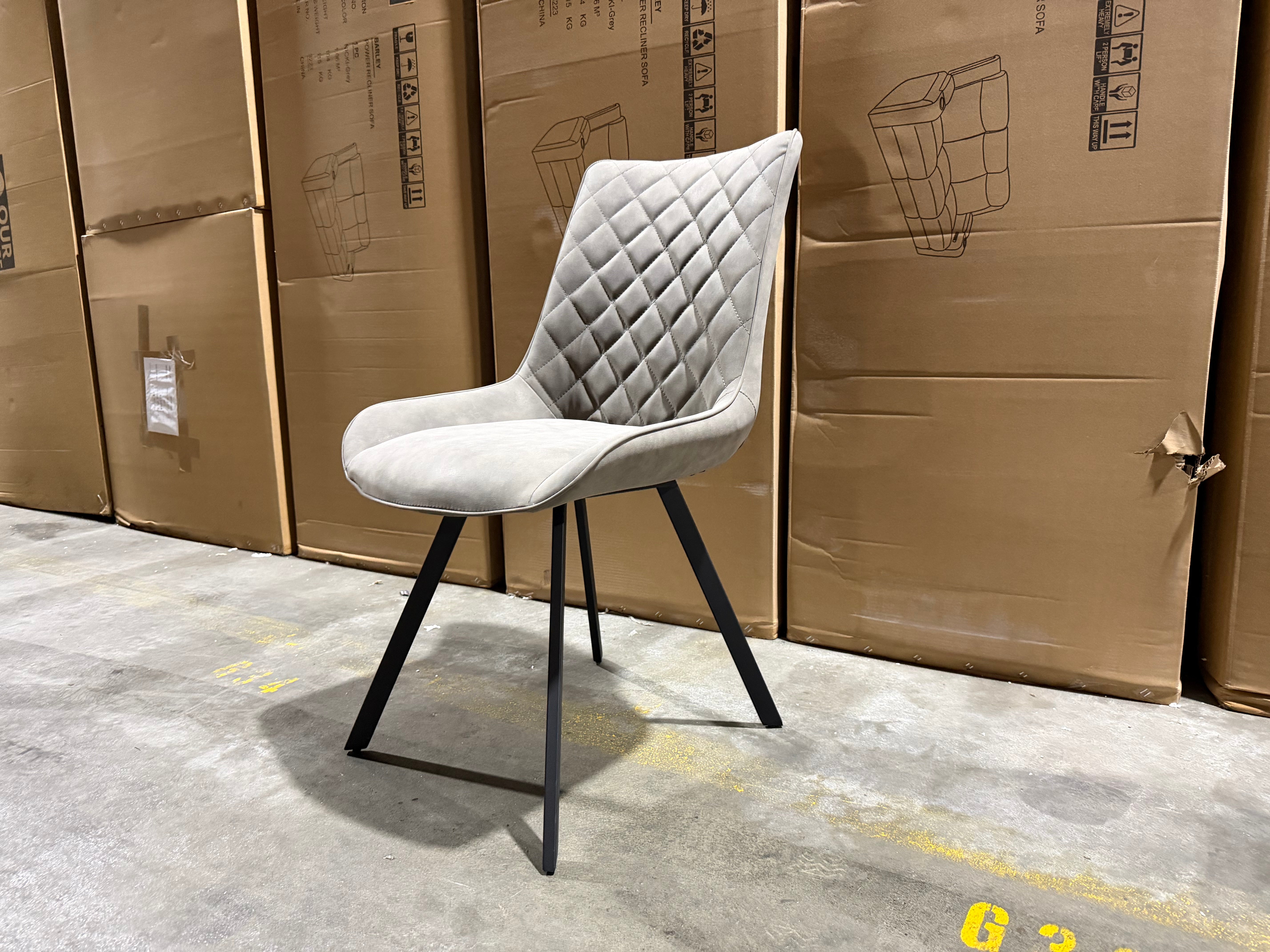 Kentucky Dining Chair In Grey