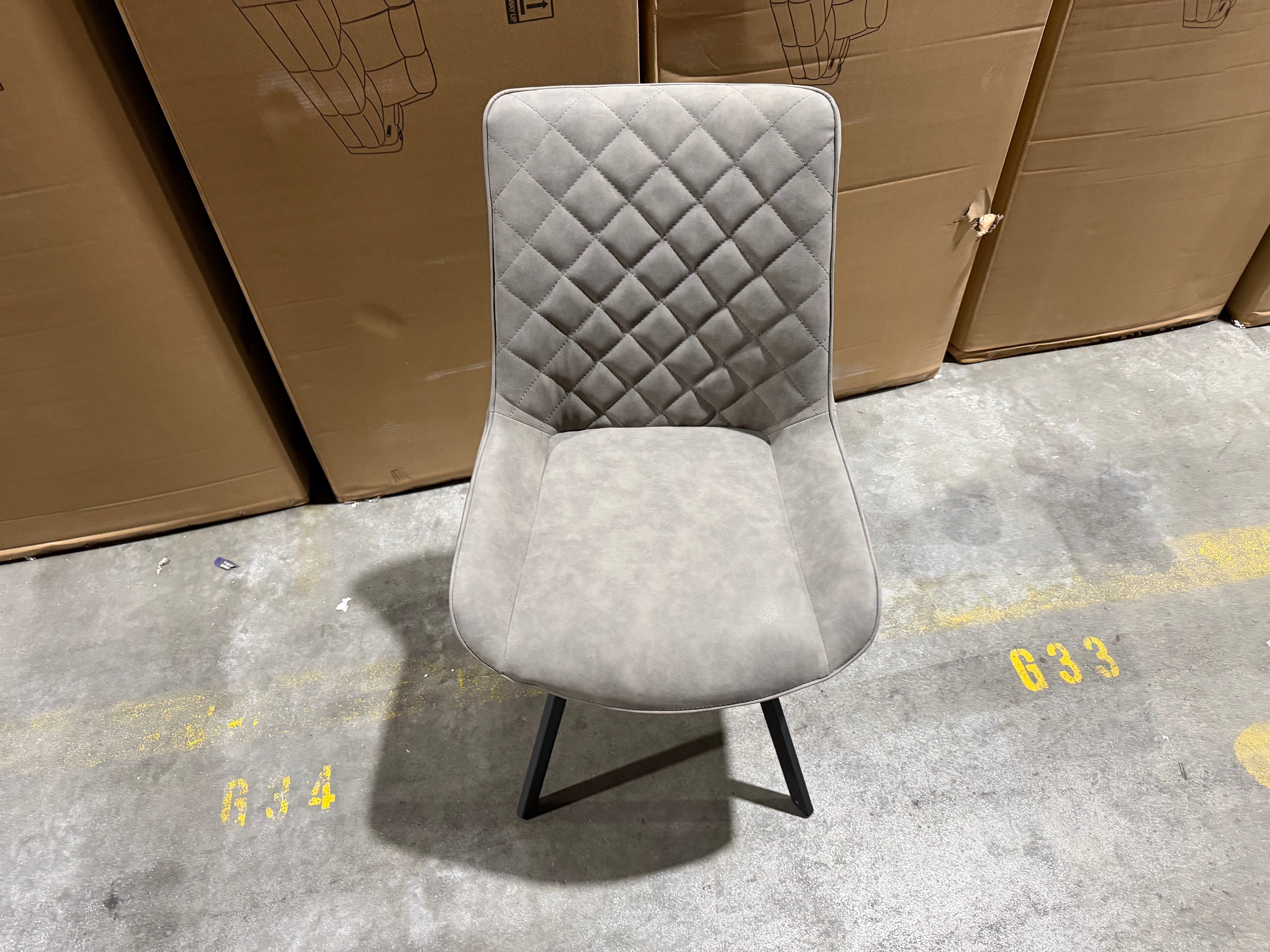 Kentucky Dining Chair In Grey