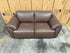 Sapphire 2 Seater Sofa In Brown Leather
