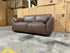 Sapphire 2 Seater Sofa In Brown Leather